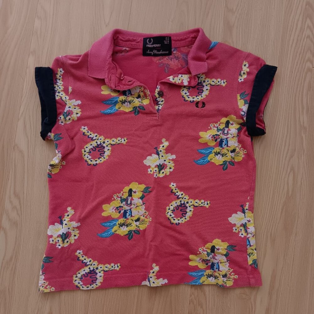 Amy Winehouse Fred Perry Womens Polo